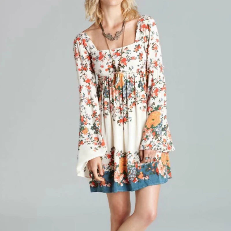 🌼 Bloom Breeze Smocked Mini Dress