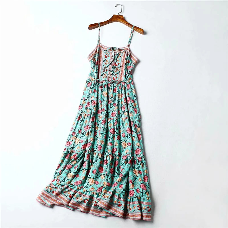 Sun Chaser Floral Maxi Dress - Bohemian Rhapsody