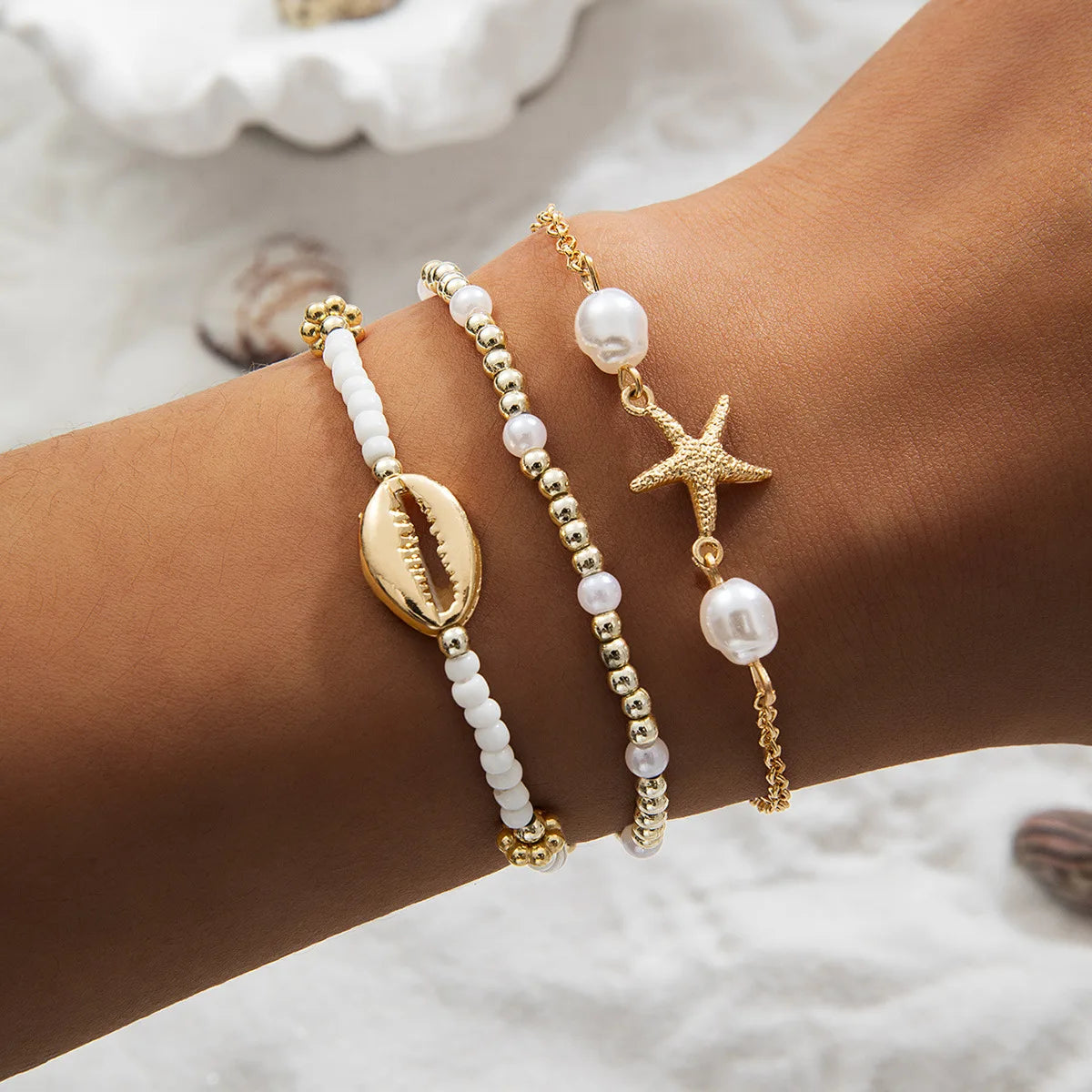 🌴 Coastal Charm Boho Bracelet Set