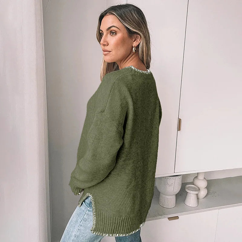 Slouchy Boho Knit Sweater – Effortless Layers for Free Spirits