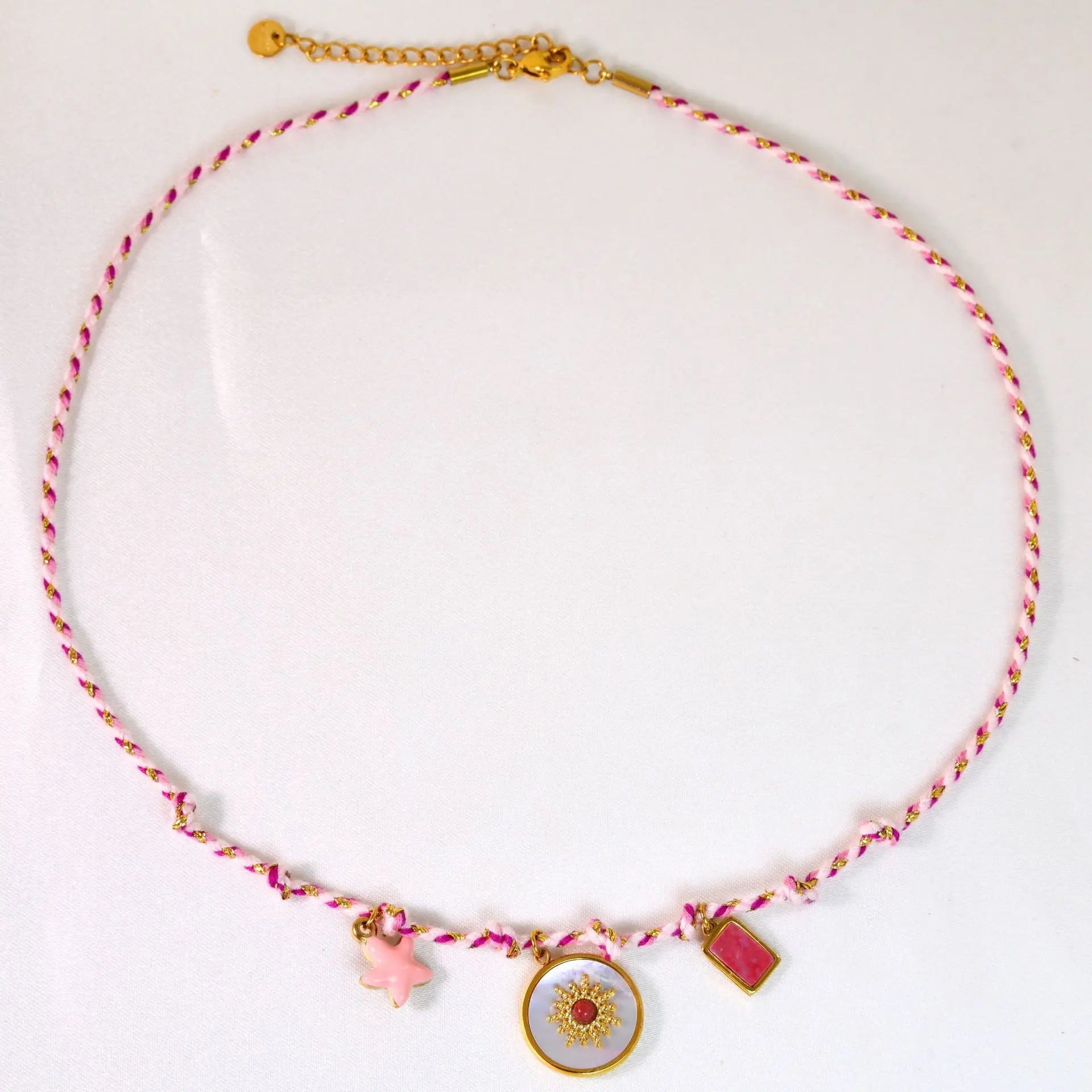 Boho Beaded Charm Necklaces – 16”