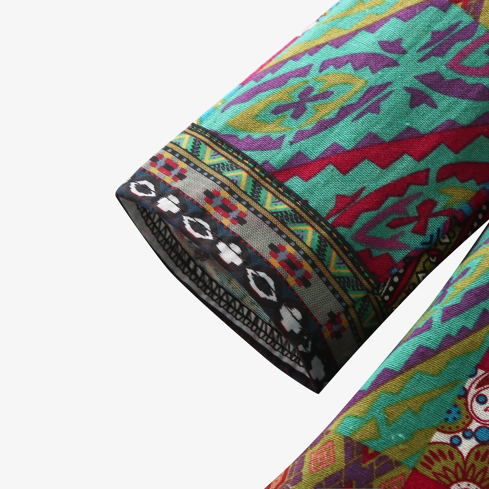 Boho Patchwork Print Jacket