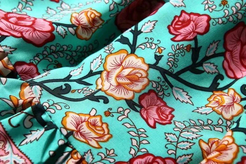 Sun Chaser Floral Maxi Dress - Bohemian Rhapsody