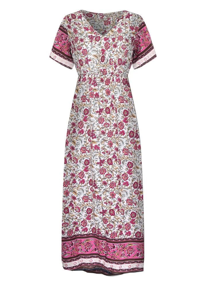 Amalia Boho Breeze Maxi Dress