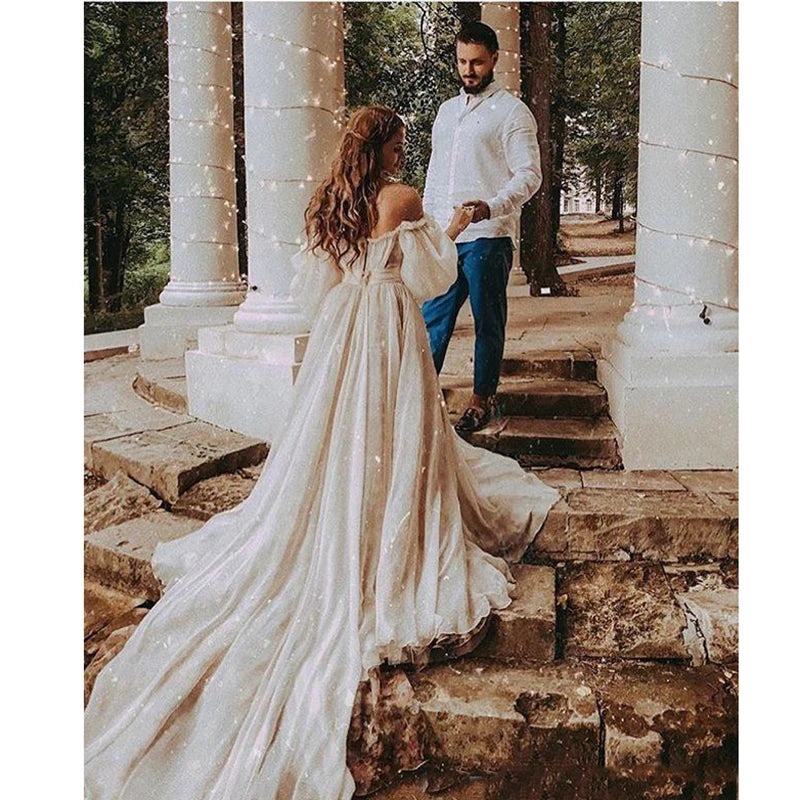 Boho Fairytale Wedding Dress