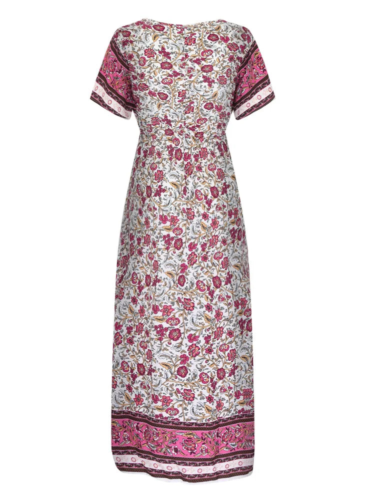 Amalia Boho Breeze Maxi Dress