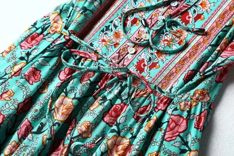 Sun Chaser Floral Maxi Dress - Bohemian Rhapsody
