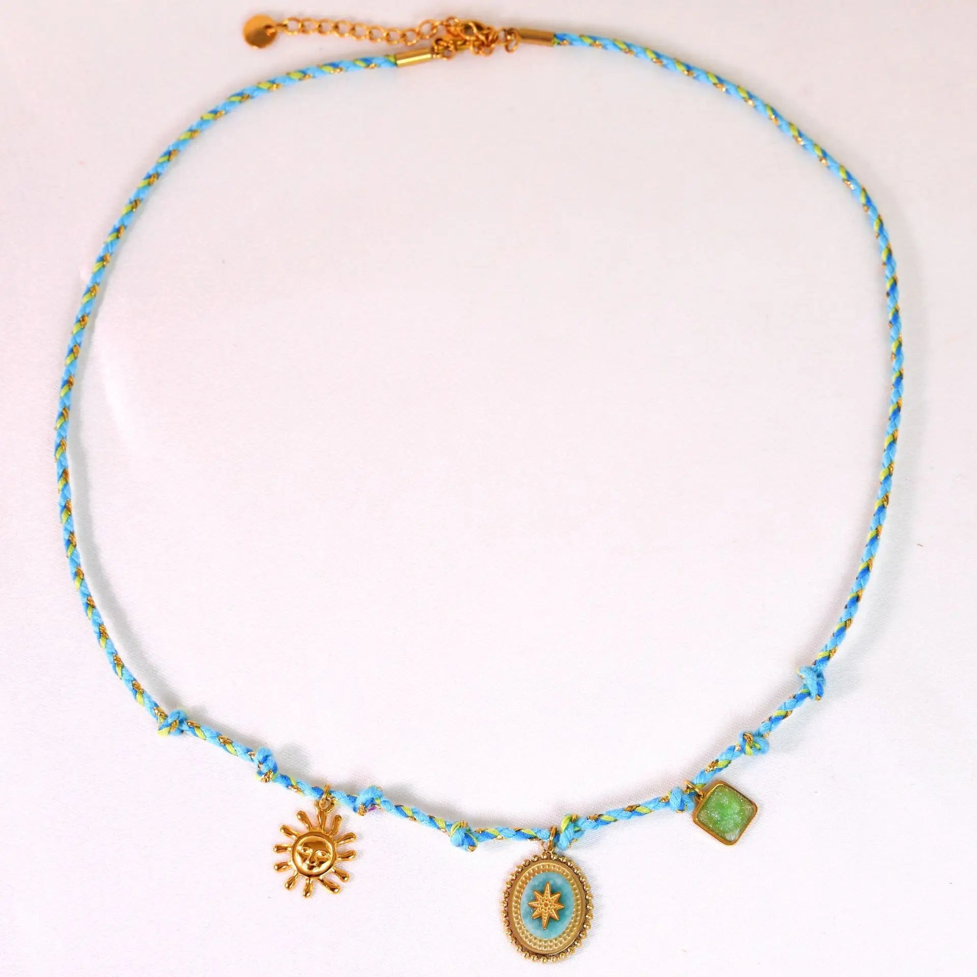 Boho Beaded Charm Necklaces – 16”