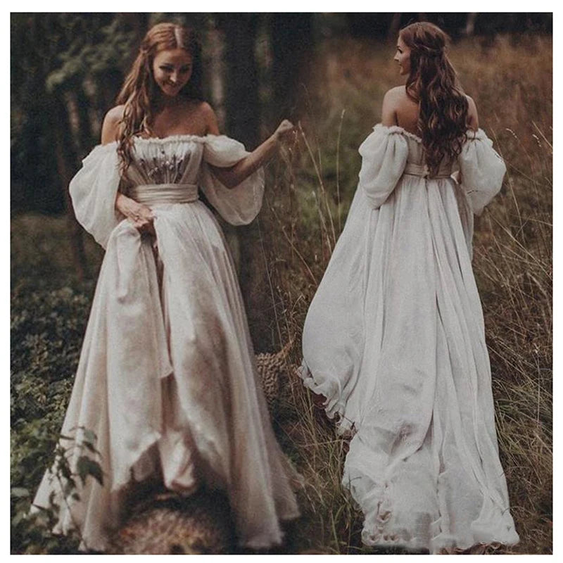 Boho Fairytale Wedding Dress