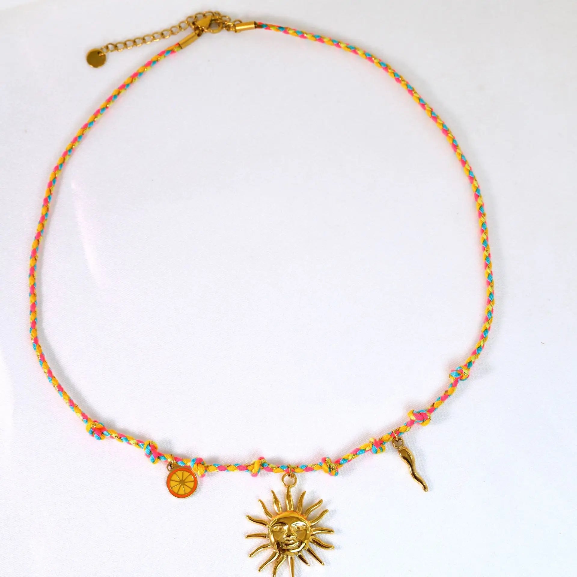 Boho Beaded Charm Necklaces – 16”