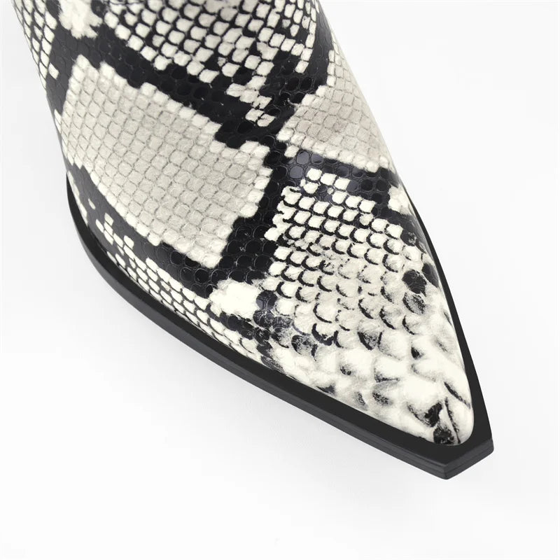 🐍 Boho Wild Soul Snakeskin Western Boots