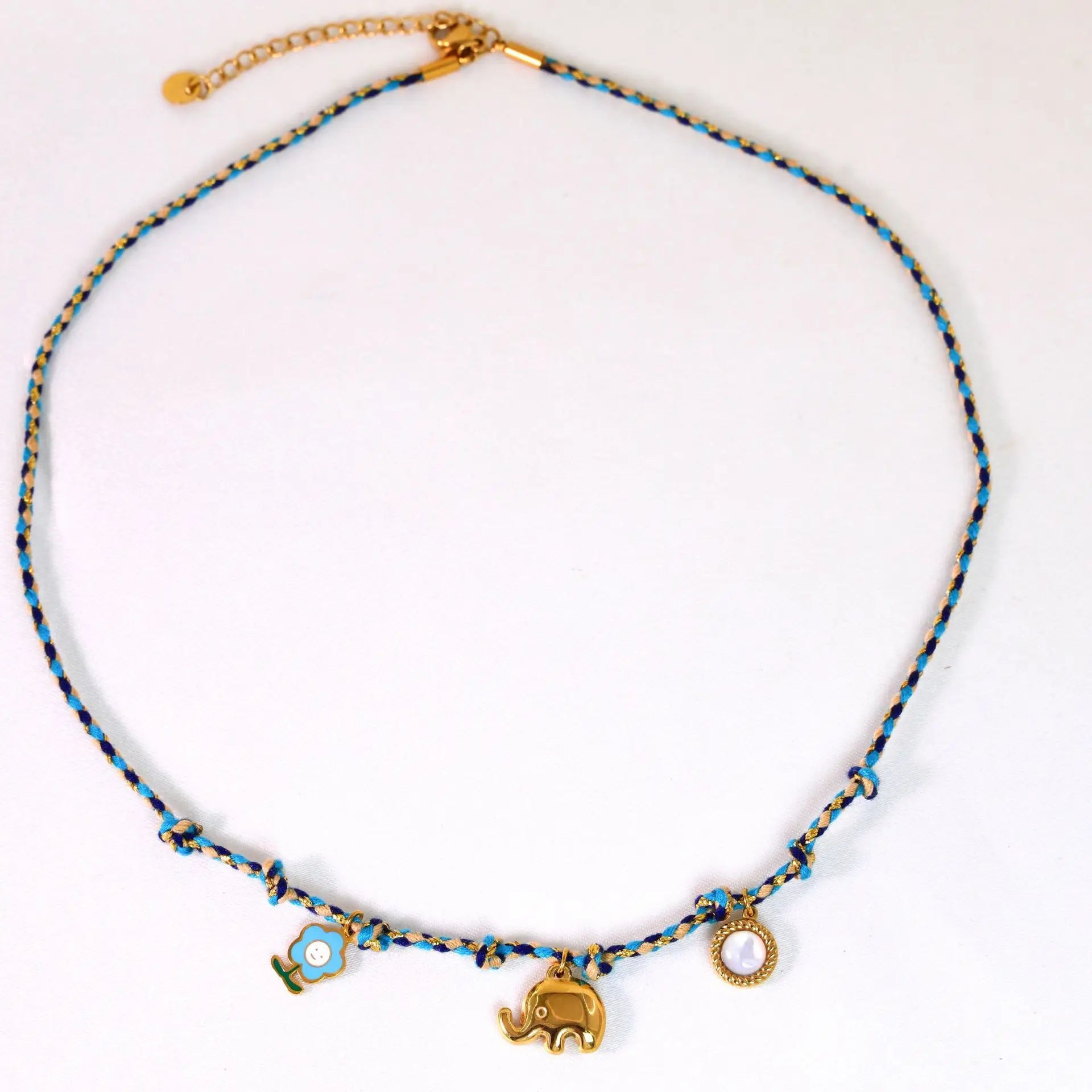 Boho Beaded Charm Necklaces – 16”