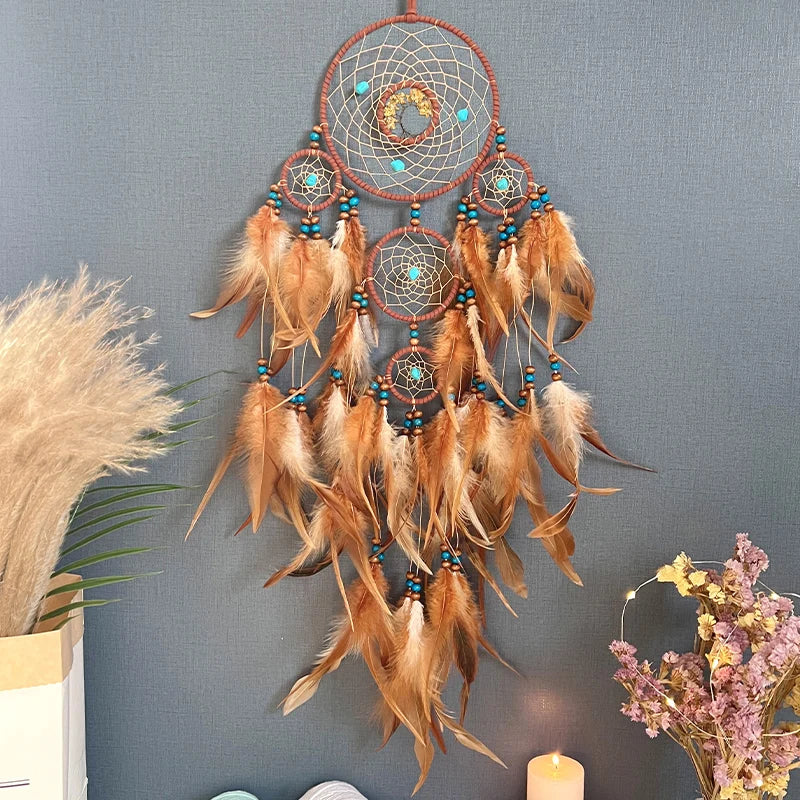 Boho Feather Dreamcatcher