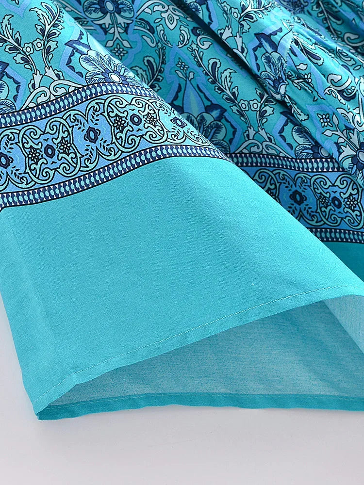 Wildflower Breeze Boho Tunic Dress