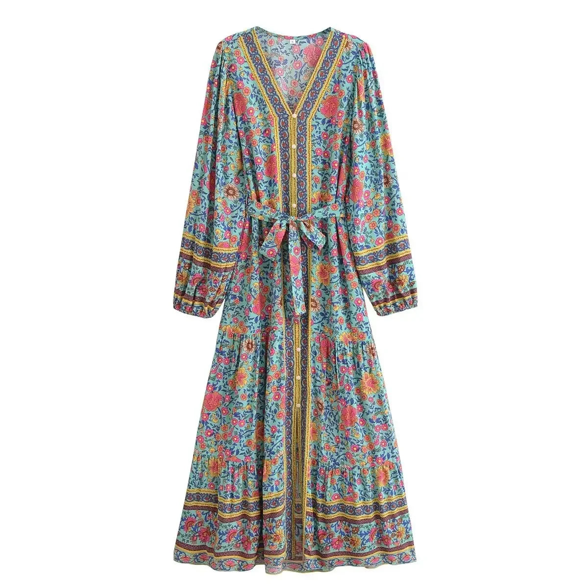Boho Vintage Maxi Dress