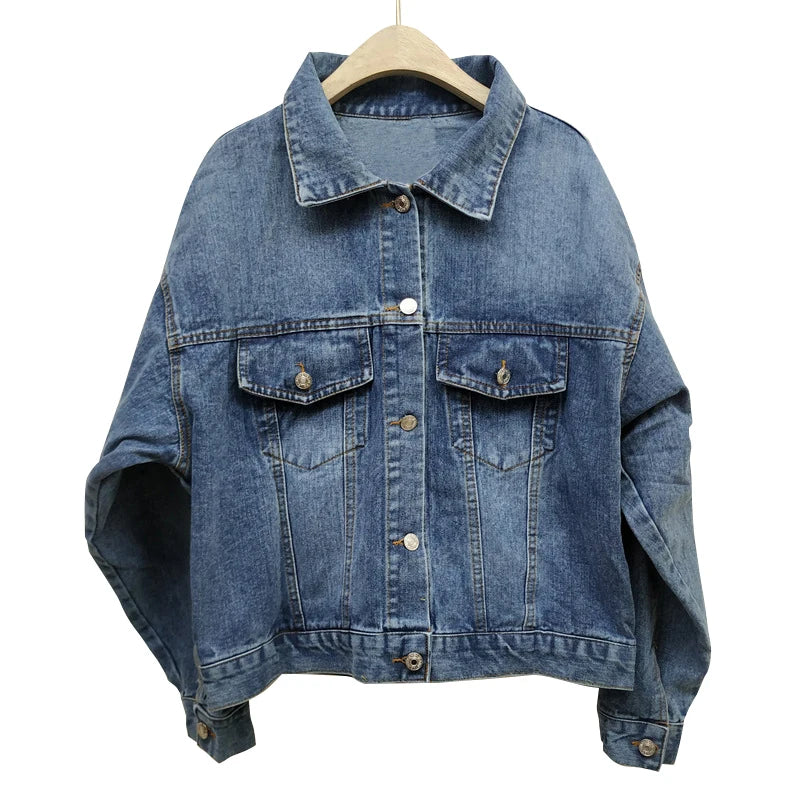 🌸 Wild Spirit Boho Embroidered Denim Jacket