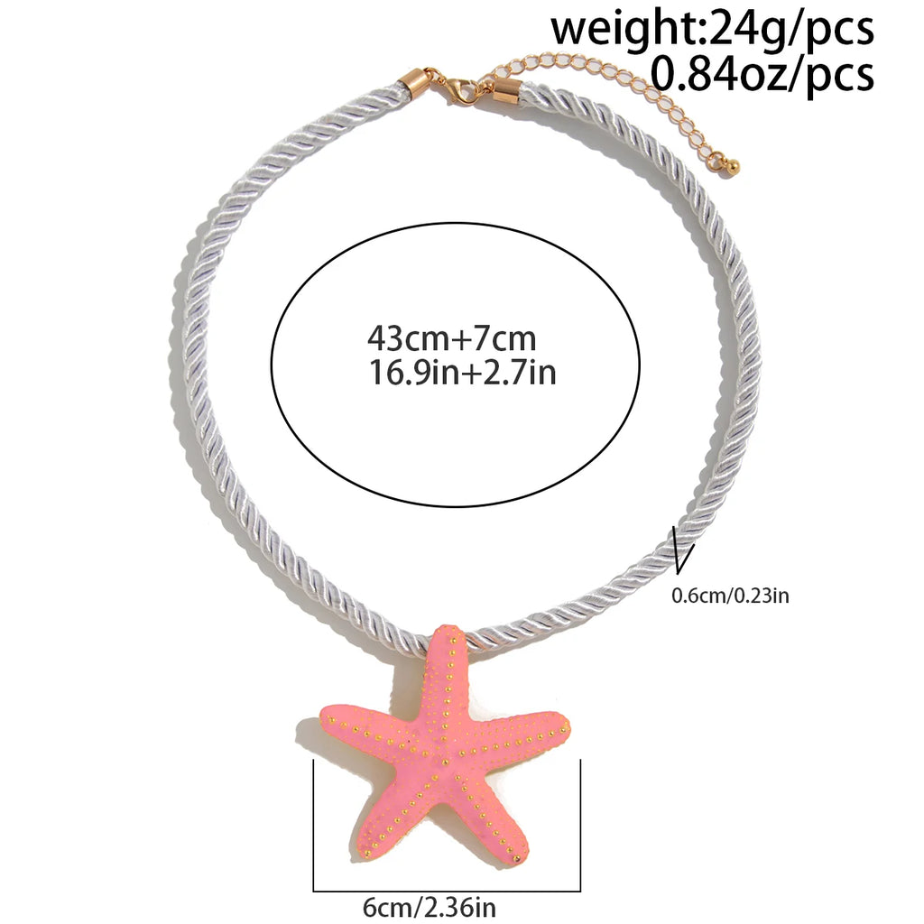 Boho Starfish Statement Jewelry Set