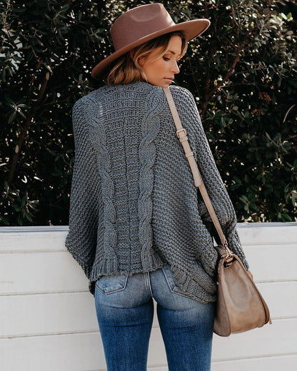 Cozy Slouch Knit Boho Cardigan