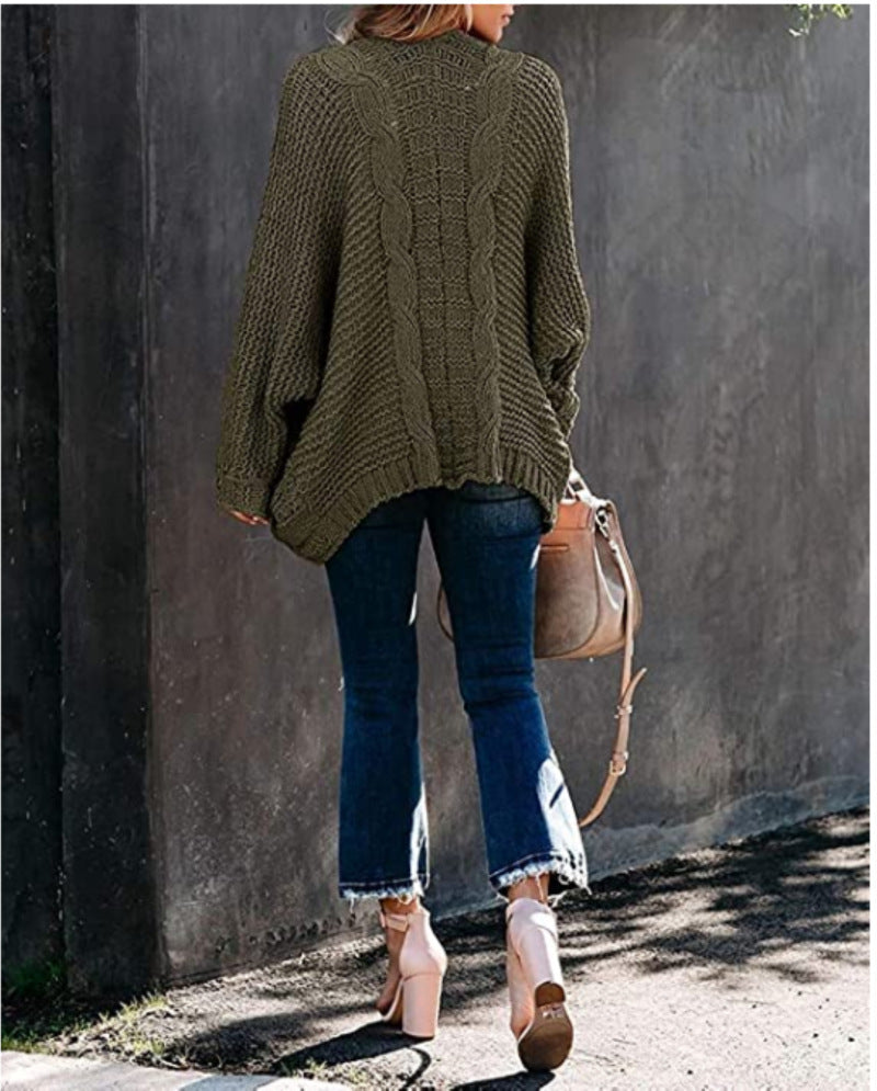 Cozy Slouch Knit Boho Cardigan
