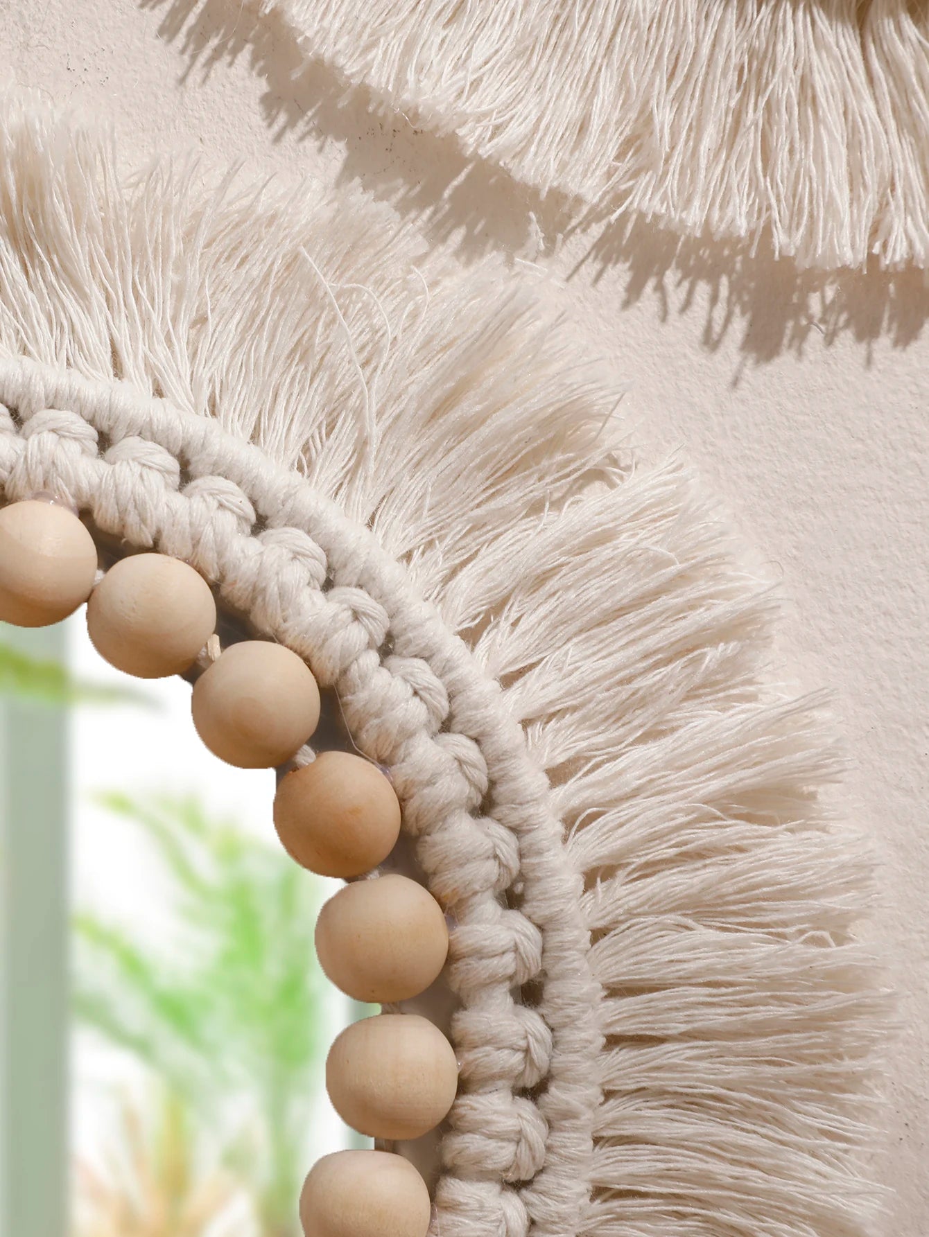 Sunbeam Boho Macrame Mirrors - Woven Wall Accents