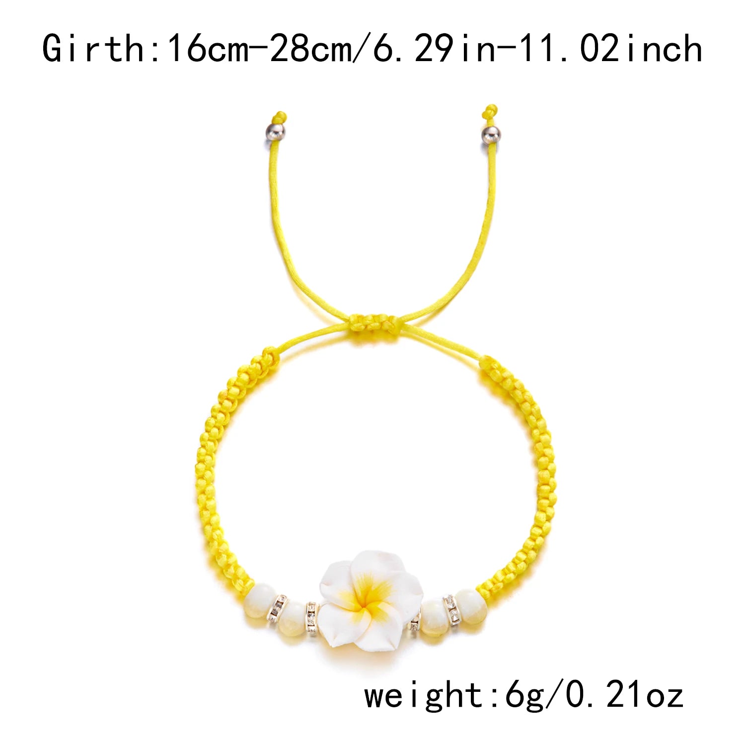 Boho Flower Cord Bracelet