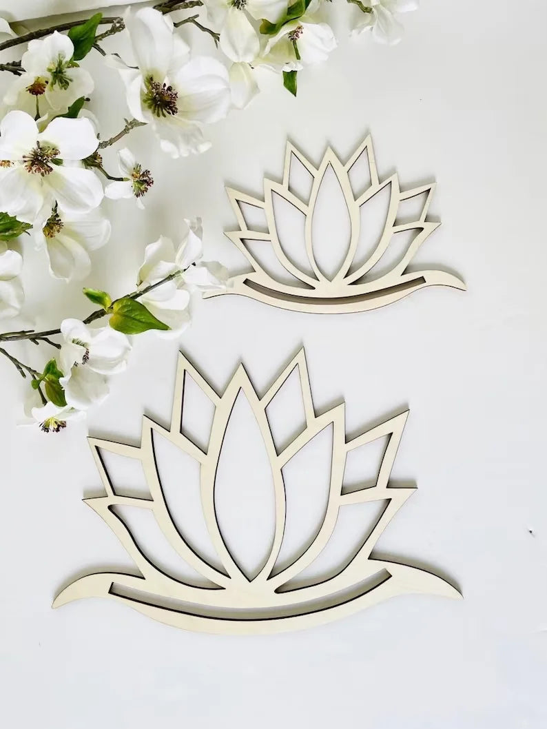 Serene Lotus: Boho Macrame Wall Hanging with Wooden Beads