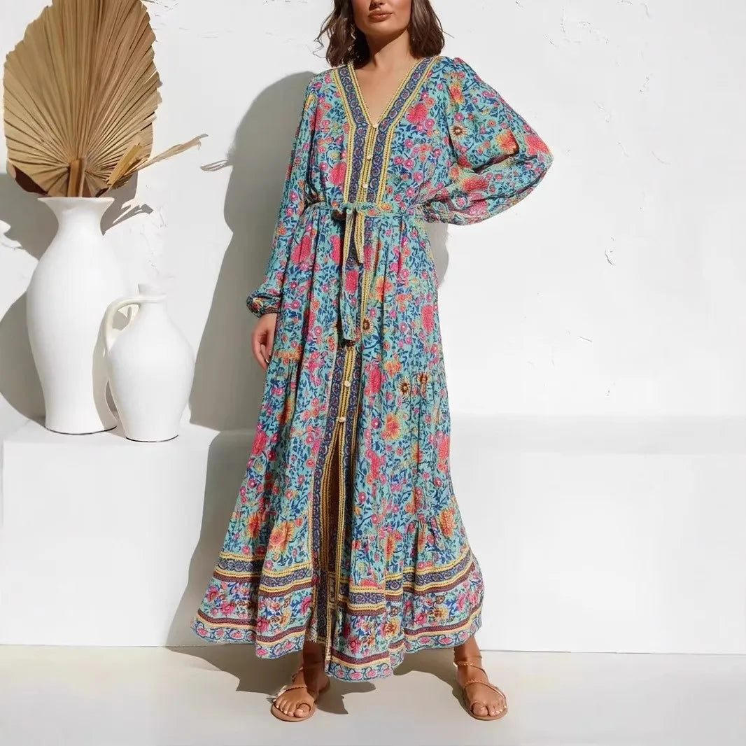 Boho Vintage Maxi Dress