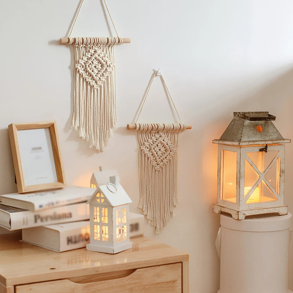 Handcrafted Boho Macrame Wall Tapestry
