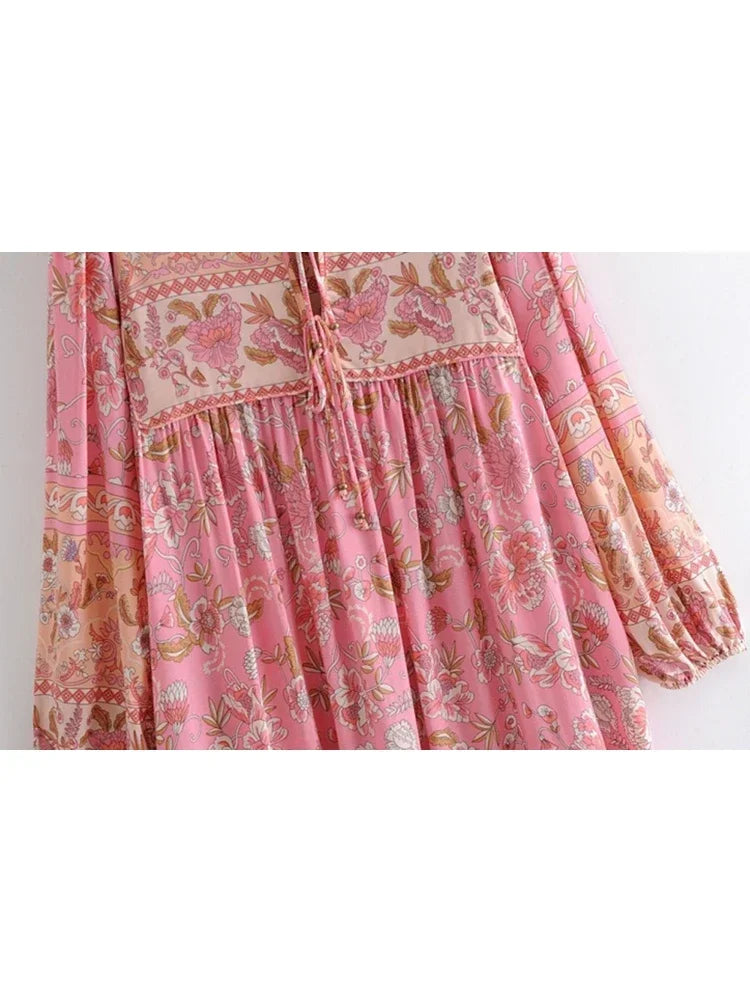 Dreamweaver Floral Boho Maxi Dress