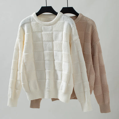 Cozy Textured Knit Pullover