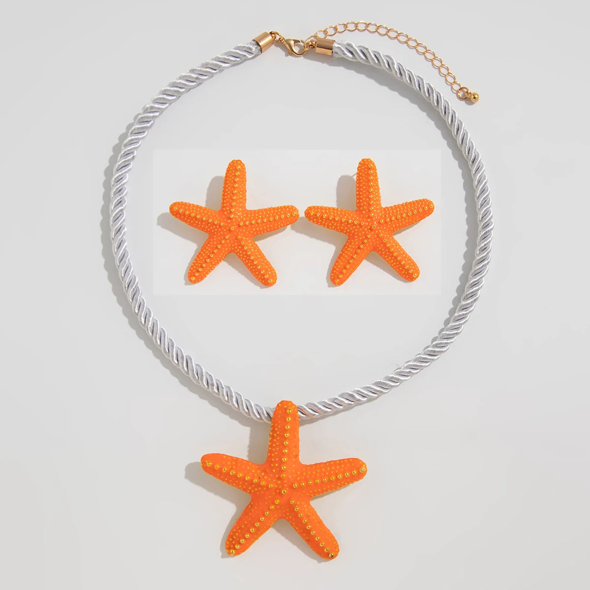 Boho Starfish Statement Jewelry Set