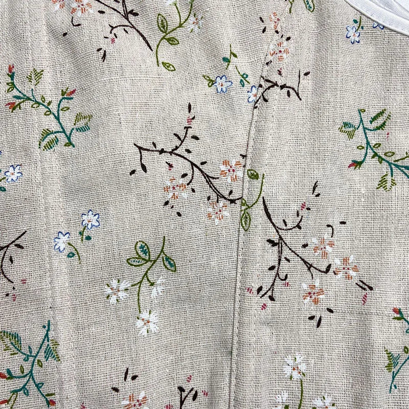 Vintage Floral Corset Crop Top