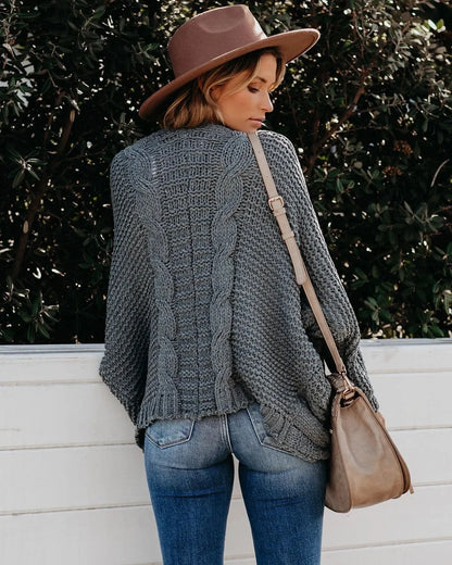 Cozy Slouch Knit Boho Cardigan
