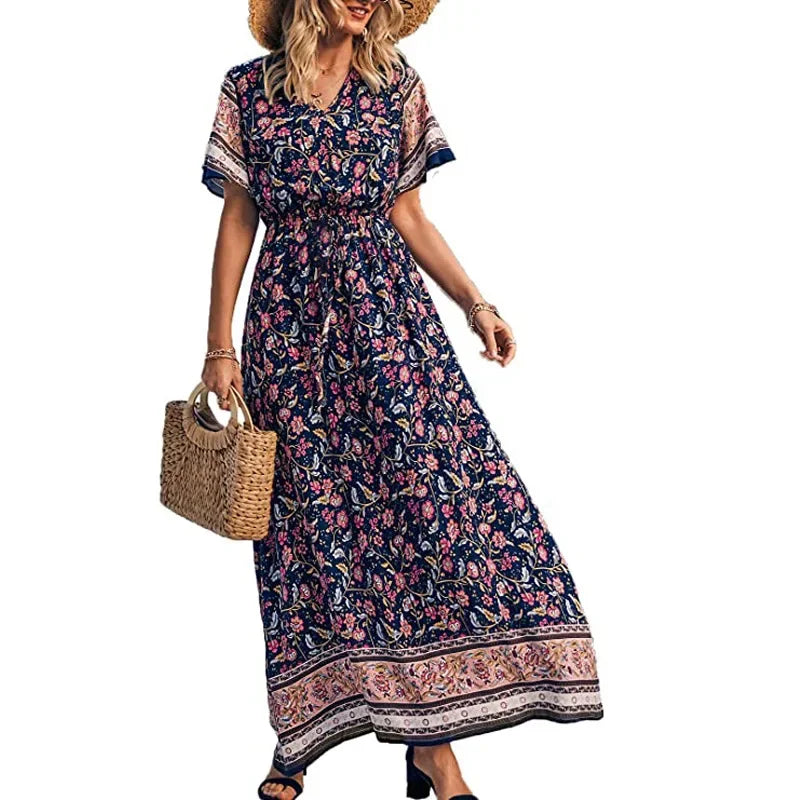 Amalia Boho Breeze Maxi Dress