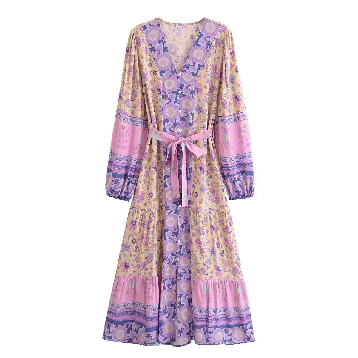 Boho Vintage Maxi Dress