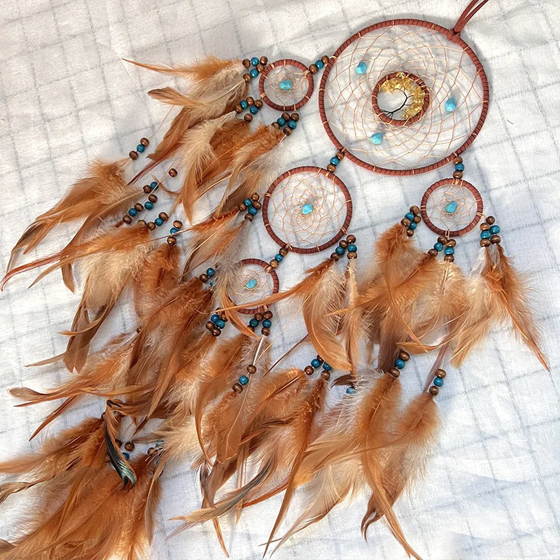 Boho Feather Dreamcatcher