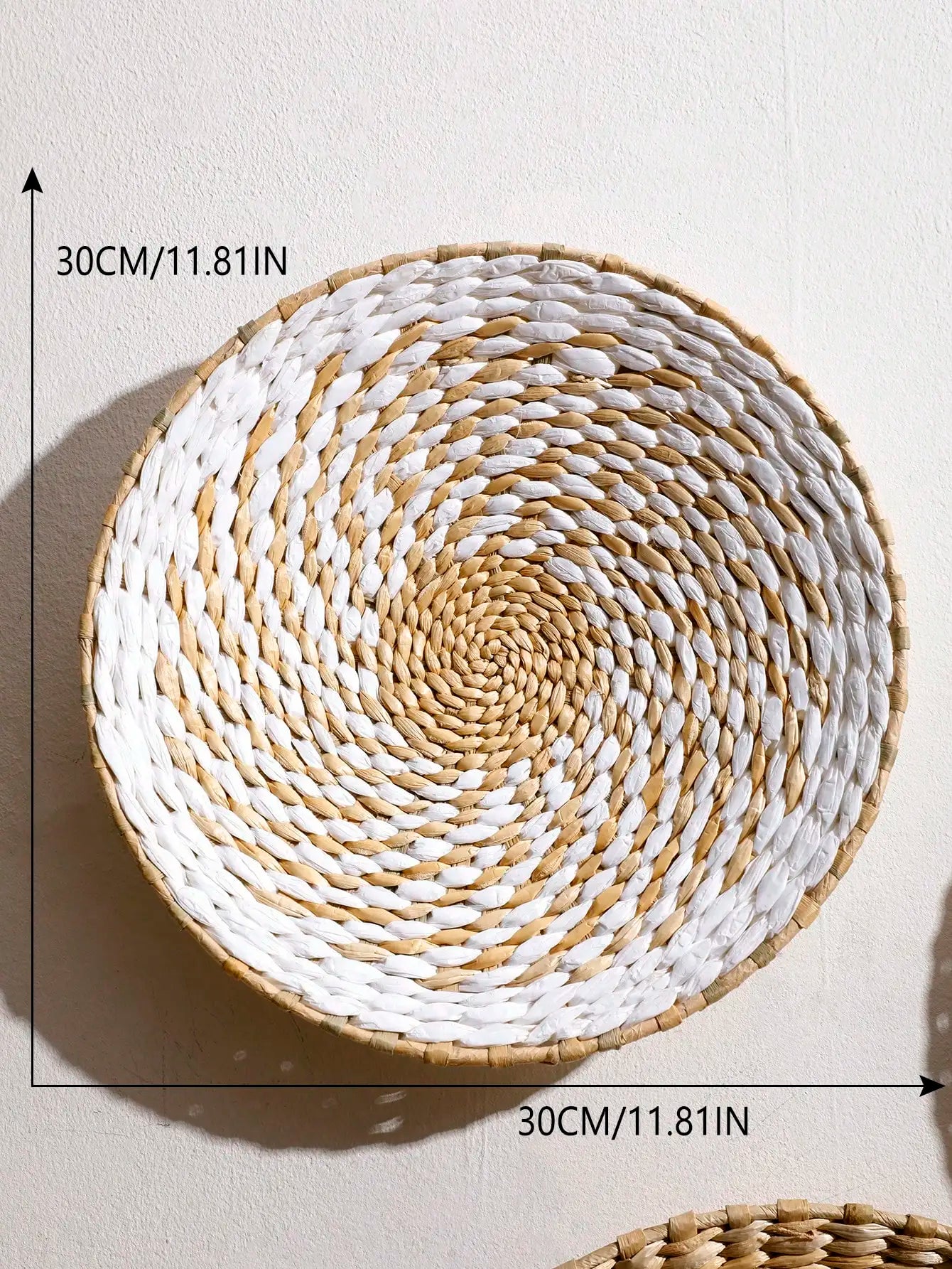 🌿 1/6 Pcs Boho Hand Woven Wall Basket Hanging Decor