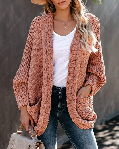Cozy Slouch Knit Boho Cardigan
