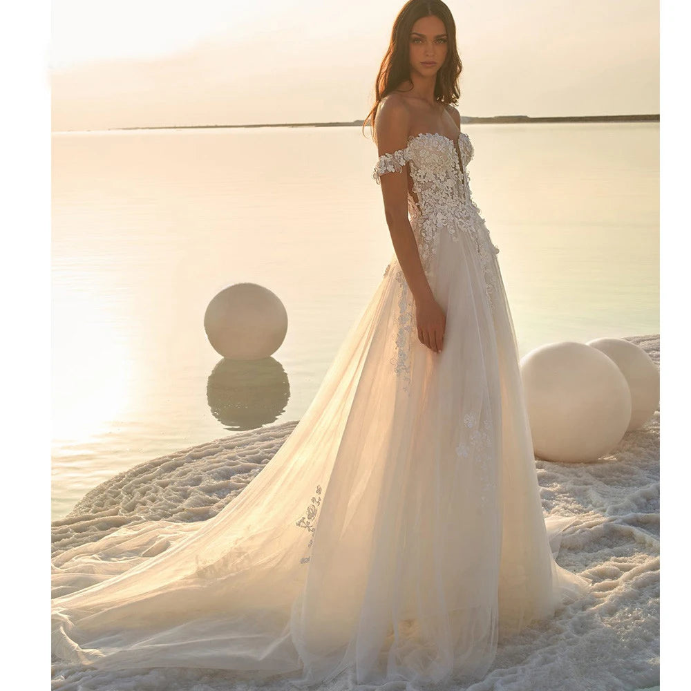 Boho Beach Wedding Dress