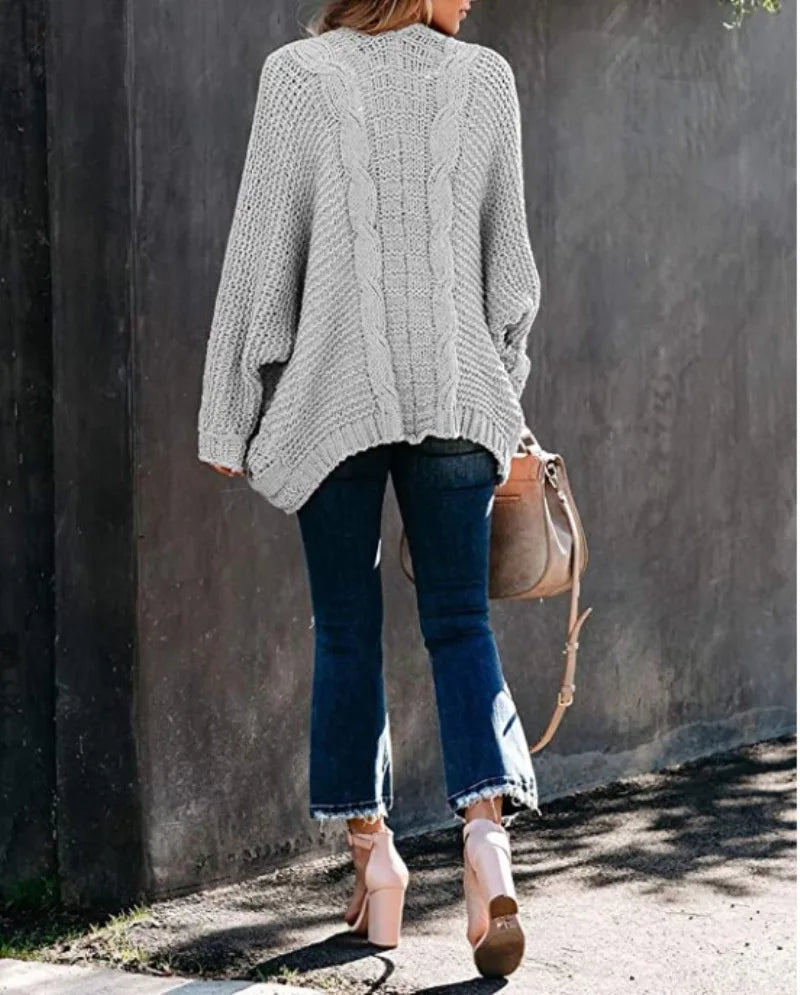 Cozy Slouch Knit Boho Cardigan