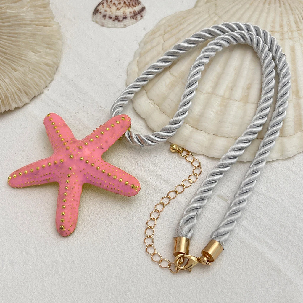 Boho Starfish Statement Jewelry Set