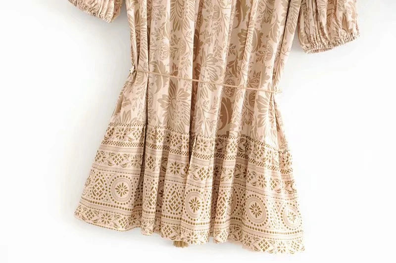 Desert Mirage Mini Dress - Wild Heart Bohemian