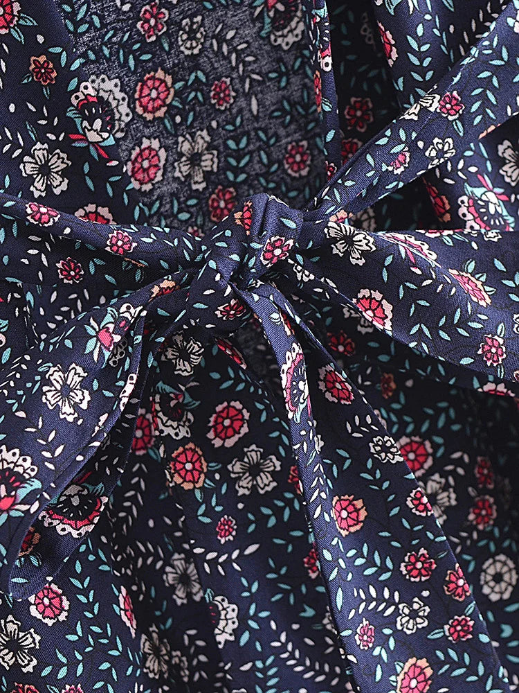 Wanderlust Floral Boho Kimono Robe - Effortless & Ethereal