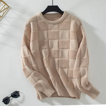 Cozy Textured Knit Pullover