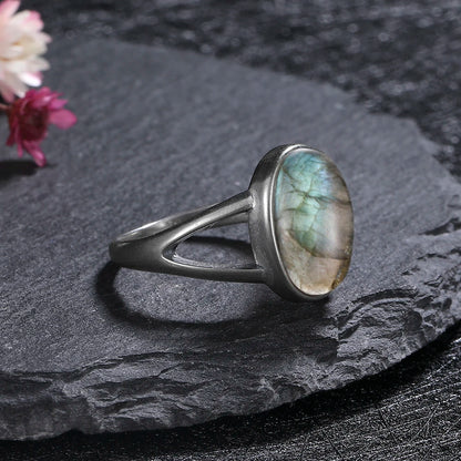 ✨ Boho Gemstone Rings – 925 Sterling Silver (Sizes 5–12)