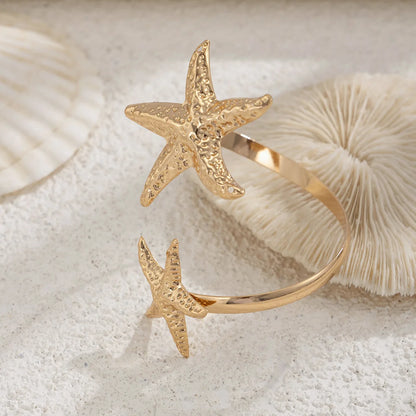 🌟 Boho Goddess Arm Cuff – Starfish & Serpent Styles