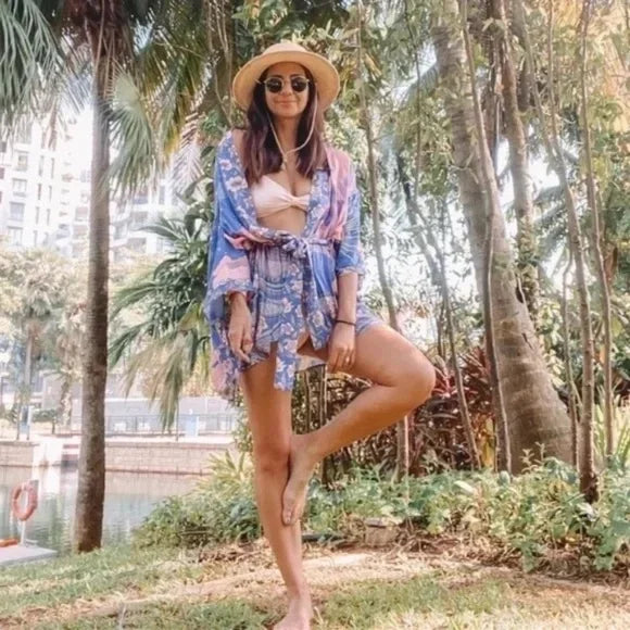 Cosmic Dreamer Celestial Print Kimono